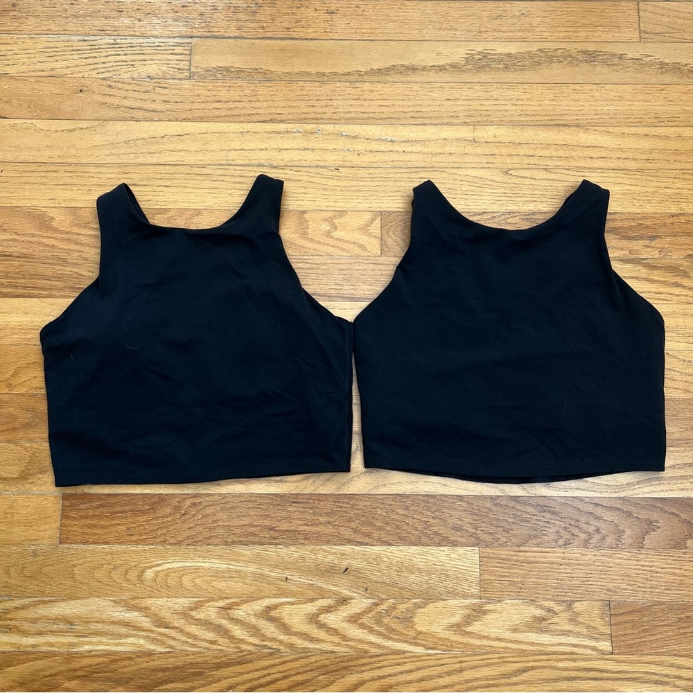 Lot Of 2 Athleta Black Sports Bras